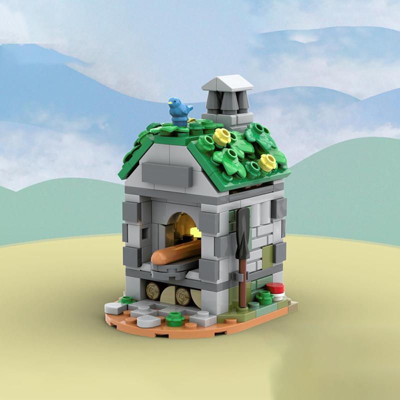 MOC строительные блоки замок курятник замок лодка палатка конюшня модель украшение средневековая сцена игрушка коллекция строительных блоков PDF Guide by Email