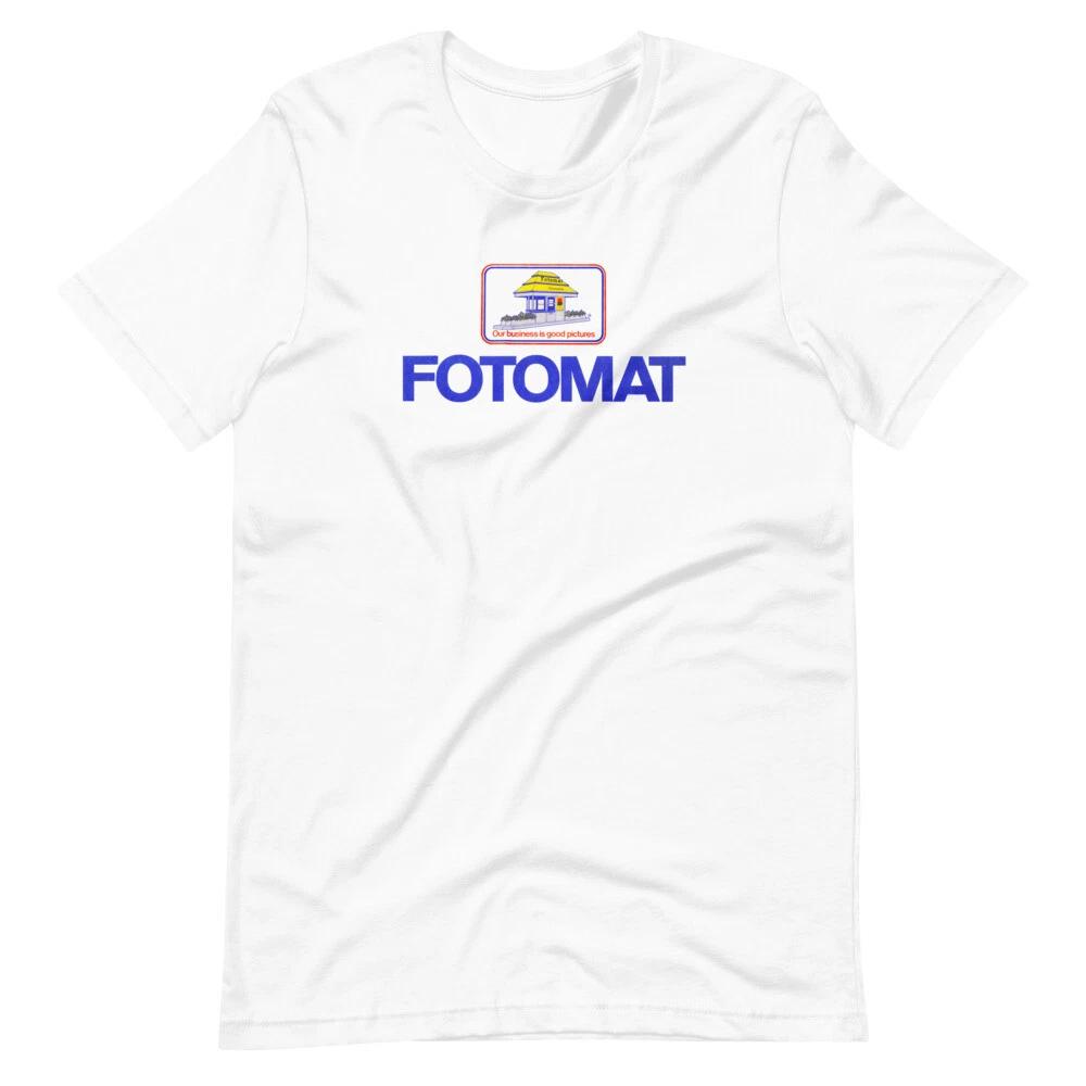 FOTOMAT 70s 80s Photos Retro Graphic Tee Shirt Unisex 100% Cotton T-shirt Mens Tees Top S
FOTOMAT 70s 80s Photos Retro Graphic Tee Shirt Unisex 100% Cotton T-shirt Mens Tees Top S