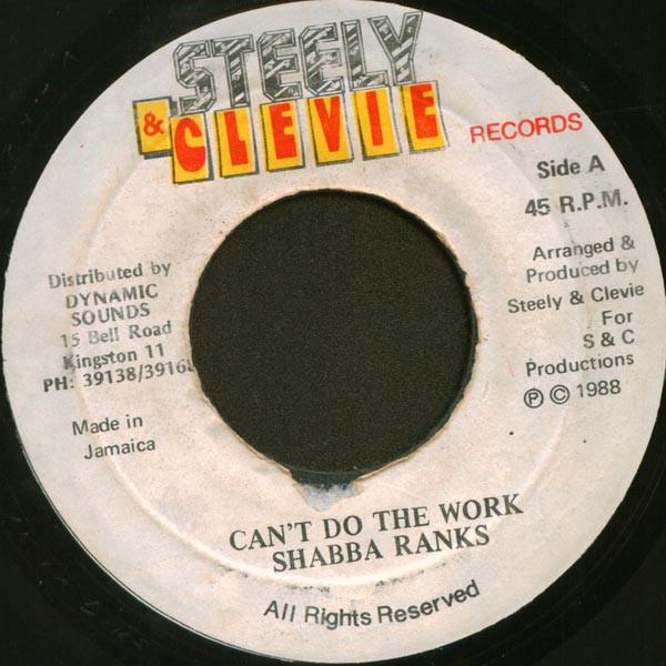 7inch Record SHABBA RANKS - Can t Do The Work NONE Steely & Clevie 1988 Japan Reggae, Ska & Dub Used
7inch Record SHABBA RANKS - Can t Do The Work NONE Steely & Clevie 1988 Japan Reggae, Ska & Dub Used
