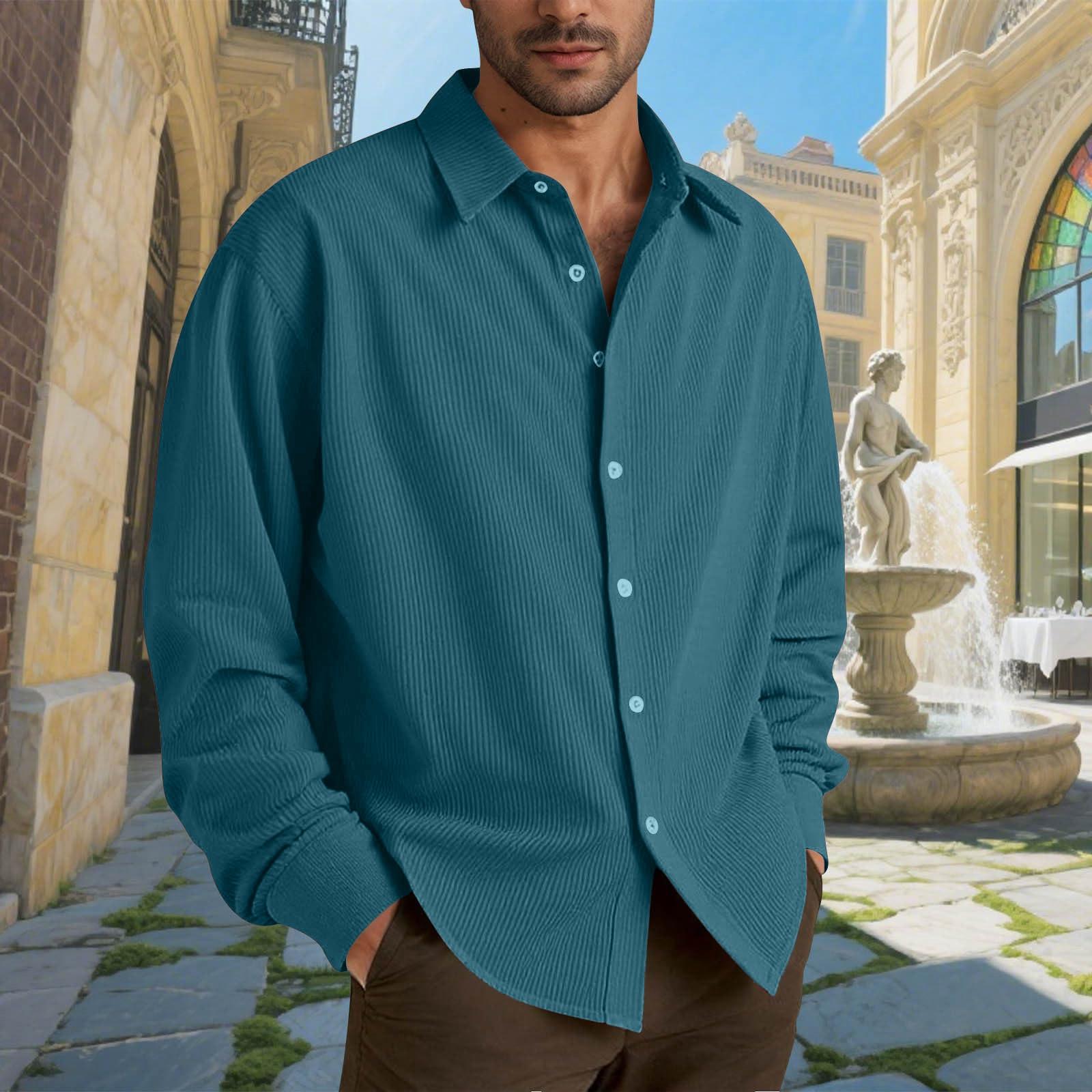 Мужские хлопковые рубашки с длинным рукавом, повседневная текстурированная футболка на пуговицах, свободные топы для отпуска, пляжа, легкие XXXL
Мужские хлопковые рубашки с длинным рукавом, повседневная текстурированная футболка на пуговицах, свободные топы для отпуска, пляжа, легкие XXXL