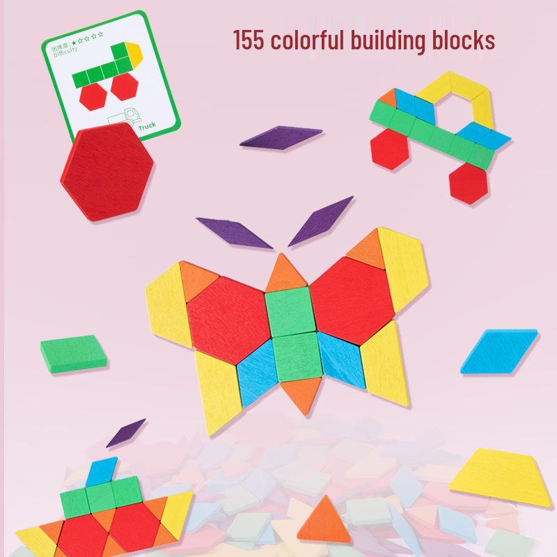 Creative Wooden Geometric Shape Puzzle - Educational Toy for Kindergarten & Early Learning
Creative Wooden Geometric Shape Puzzle - Educational Toy for Kindergarten & Early Learning