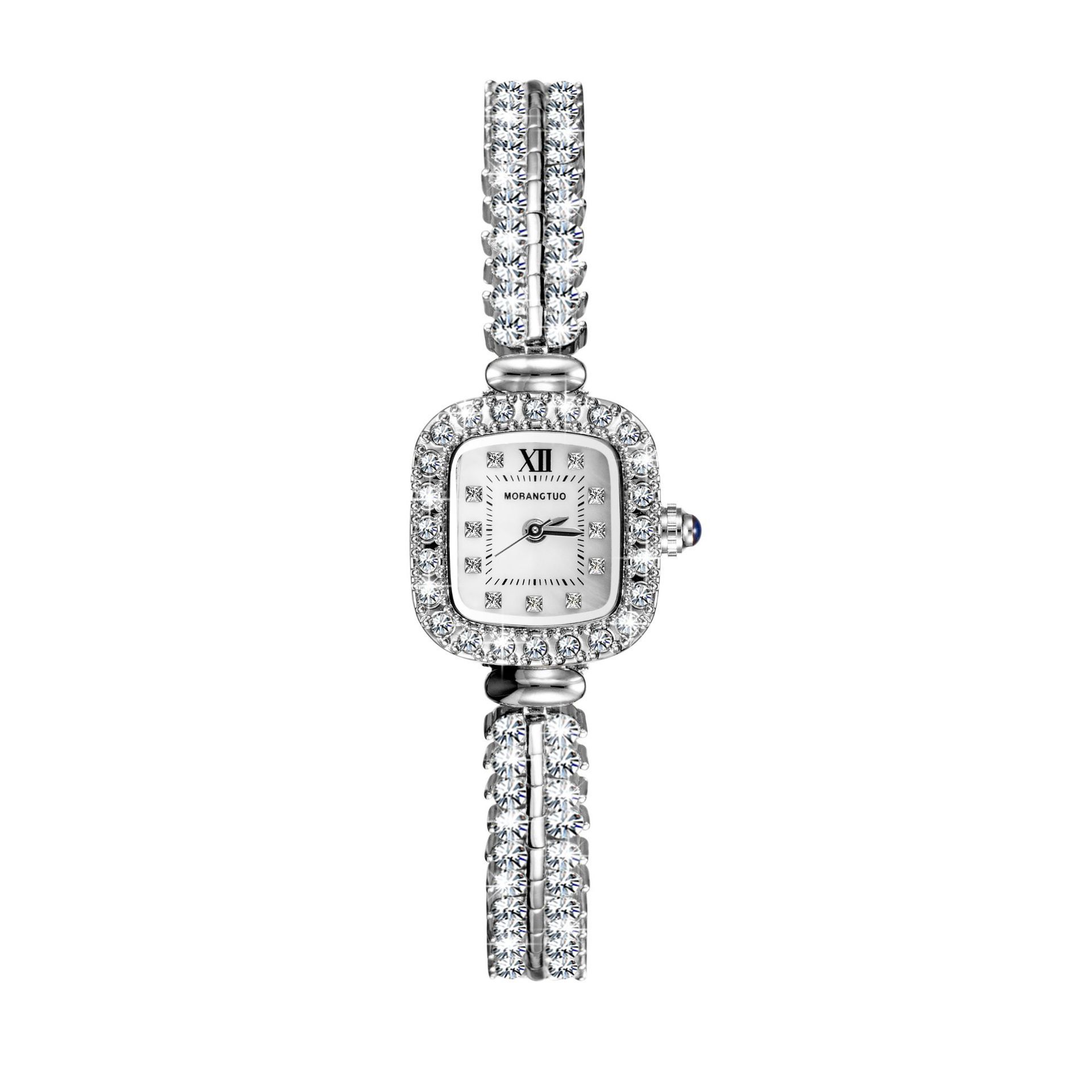 Fritillary Decorative Women S Watch Fashionable Light Luxury Diamond-Encrusted Alloy Fashionable Quartz Watch Temperament Simple Watch серебряный
Fritillary Decorative Women S Watch Fashionable Light Luxury Diamond-Encrusted Alloy Fashionable Quartz Watch Temperament Simple Watch серебряный
