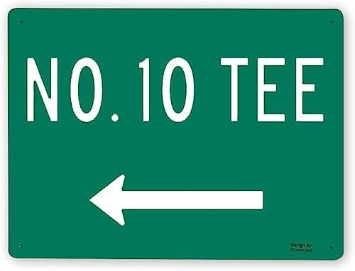 Warning SignDirectional Golf Course Sign No 10 TeeTin Painting Metal Sign Retro Vintage Tin Sign Metal Poster Wall Art Dec 20x30cm(7.8x11.8inch)
Warning SignDirectional Golf Course Sign No 10 TeeTin Painting Metal Sign Retro Vintage Tin Sign Metal Poster Wall Art Dec 20x30cm(7.8x11.8inch)