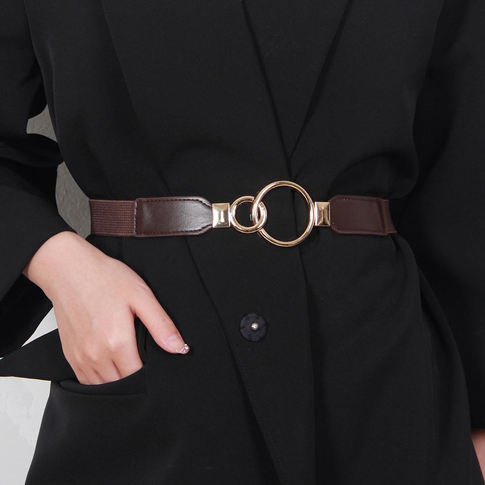 Women s Fashionable Leather Belt with Round Buckle, Versatile for Skirts, and Elastic Waistband. кавовий
Women s Fashionable Leather Belt with Round Buckle, Versatile for Skirts, and Elastic Waistband. кавовий