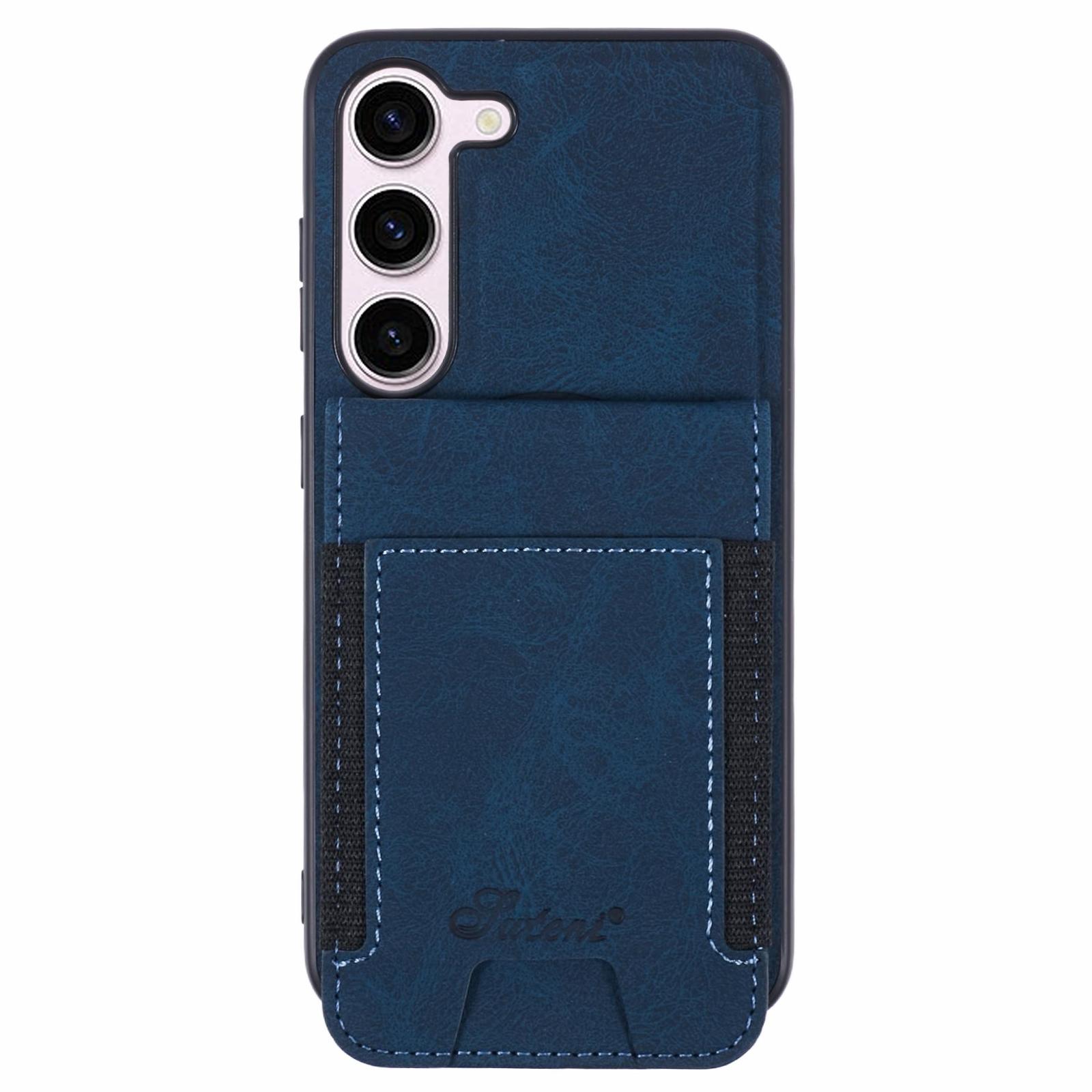 For Samsung Galaxy S23+ Magnetic Case Card Slots Leather+TPU Kickstand Phone Cover Blue
For Samsung Galaxy S23+ Magnetic Case Card Slots Leather+TPU Kickstand Phone Cover Blue