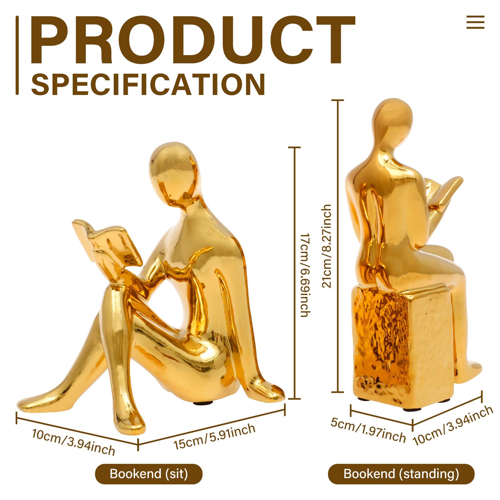 2 шт. Керамические декоративные скульптуры-подставки для книг, фигурки для украшения дома, офисного стола и книжной полки, современные декоративные элементы
2 шт. Керамические декоративные скульптуры-подставки для книг, фигурки для украшения дома, офисного стола и книжной полки, современные декоративные элементы