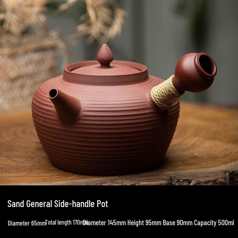 Chaozhou Ceramic Side-Handle Teapot with Charcoal & Electric Stove for Water Boiling
Chaozhou Ceramic Side-Handle Teapot with Charcoal & Electric Stove for Water Boiling