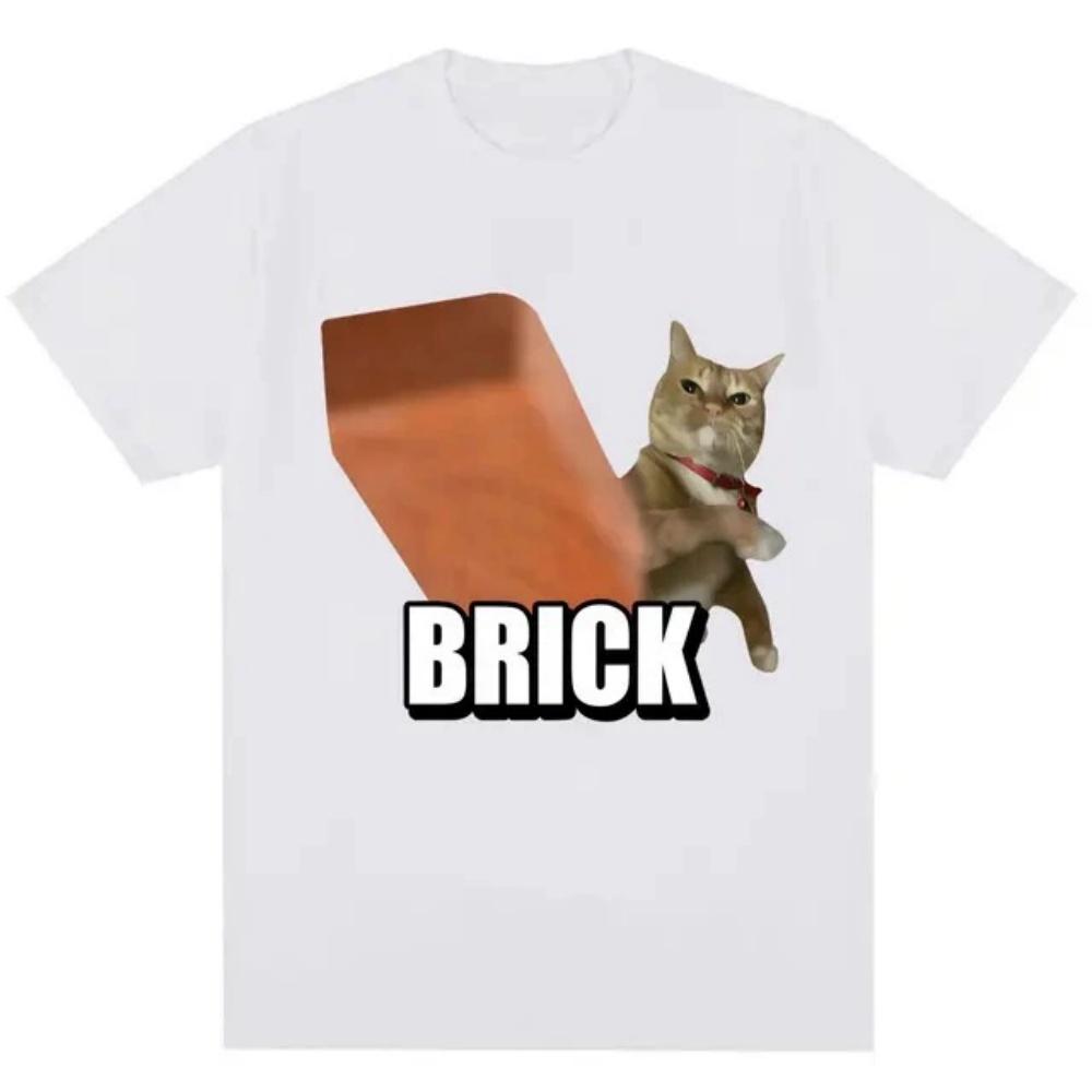 Summer Hot Sale Brick Cat Funny Meme Graphic T Shirt Cool Weird Aesthetic Streetwear Casual Unisex Short Sleeve Cotton Tee 4XL
Summer Hot Sale Brick Cat Funny Meme Graphic T Shirt Cool Weird Aesthetic Streetwear Casual Unisex Short Sleeve Cotton Tee 4XL