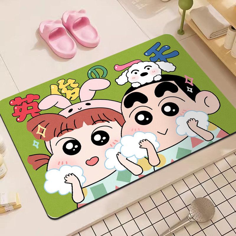 Alfombra de baño de tierra de diatomeas con dibujos animados de Crayon Shin-Chan, superabsorbente, antideslizante, para baño, inodoro, entrada, uso do 40x60cm
Alfombra de baño de tierra de diatomeas con dibujos animados de Crayon Shin-Chan, superabsorbente, antideslizante, para baño, inodoro, entrada, uso do 40x60cm