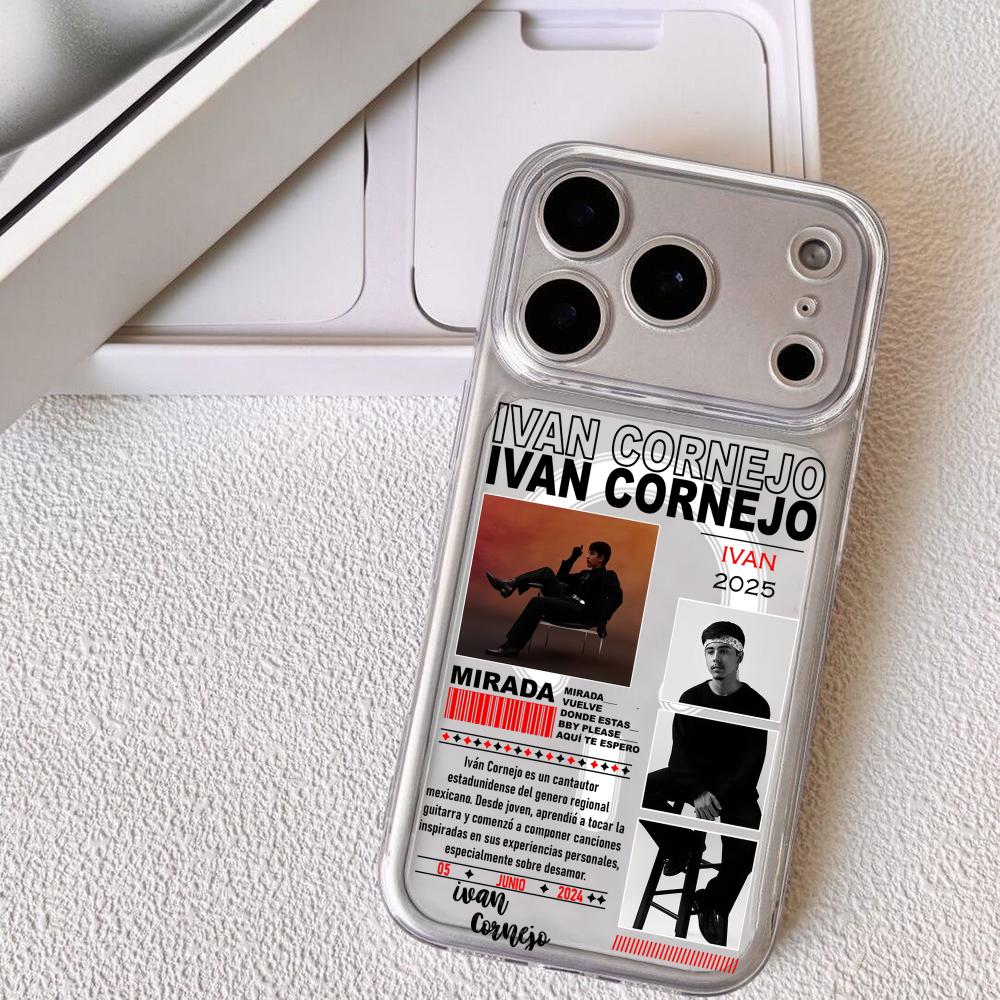 I-Ivan Cornejo Singer Phone Case For iPhone 17 16 15 14 13 12 Pro Max Plus With Magnetic Crystal Clear Case Wireless Charge iPhone 11 Pro Max
I-Ivan Cornejo Singer Phone Case For iPhone 17 16 15 14 13 12 Pro Max Plus With Magnetic Crystal Clear Case Wireless Charge iPhone 11 Pro Max