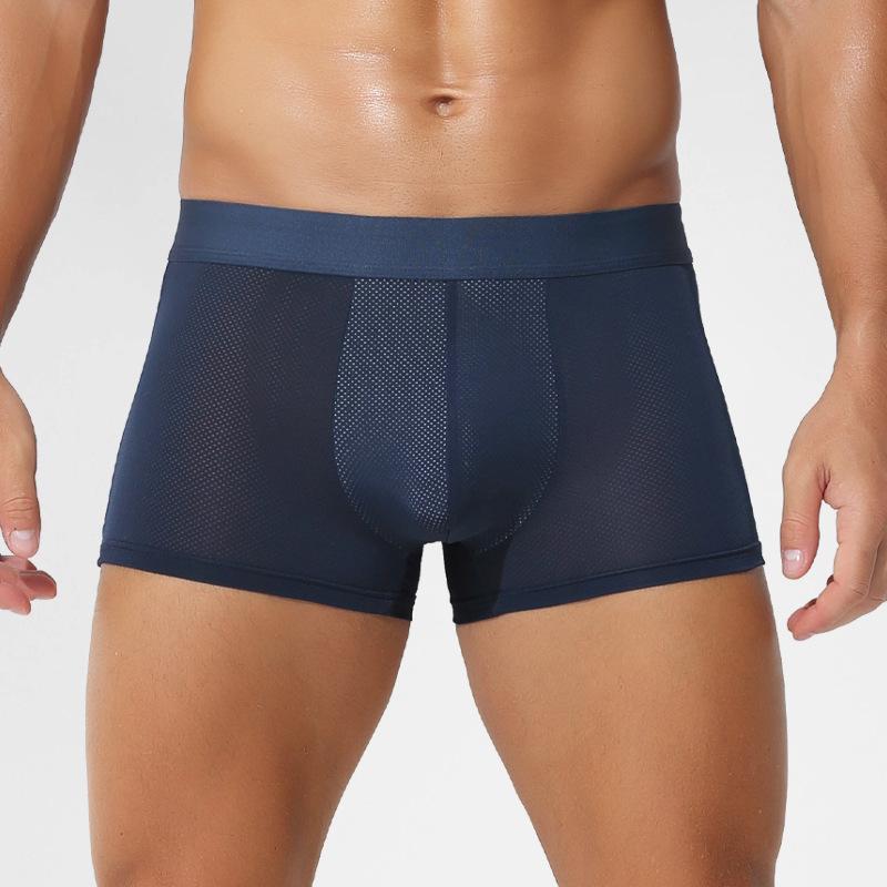 Men s Breathable Ice Silk Boxer Shorts: Antibacterial, Comfortable Mesh Waistband, Ideal for Summer. 4XL
Men s Breathable Ice Silk Boxer Shorts: Antibacterial, Comfortable Mesh Waistband, Ideal for Summer. 4XL