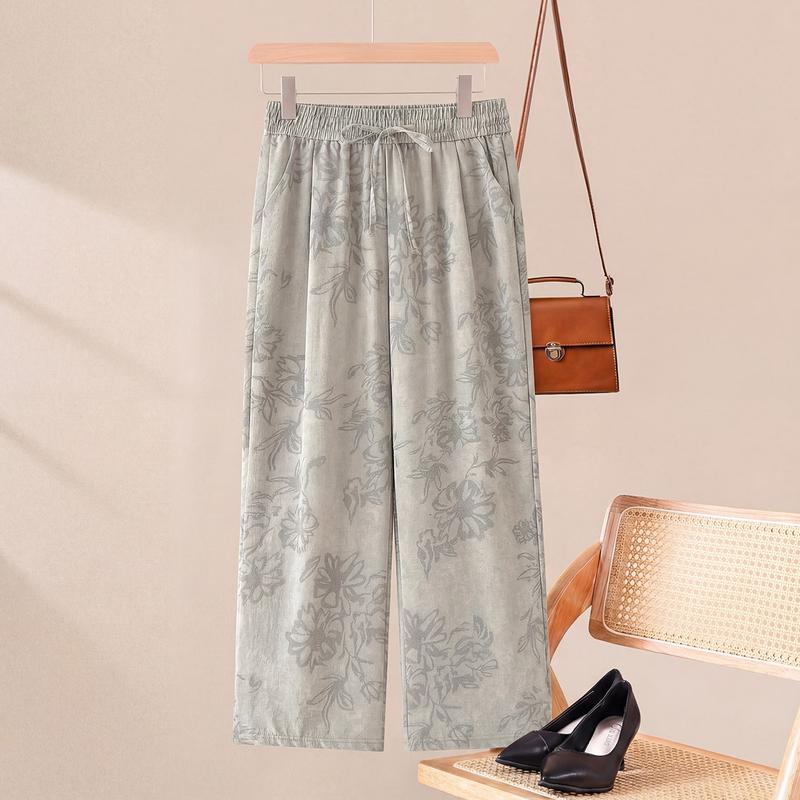 Middle-Aged Women s Floral Print Wide-Leg Pants 2XL
Middle-Aged Women s Floral Print Wide-Leg Pants 2XL