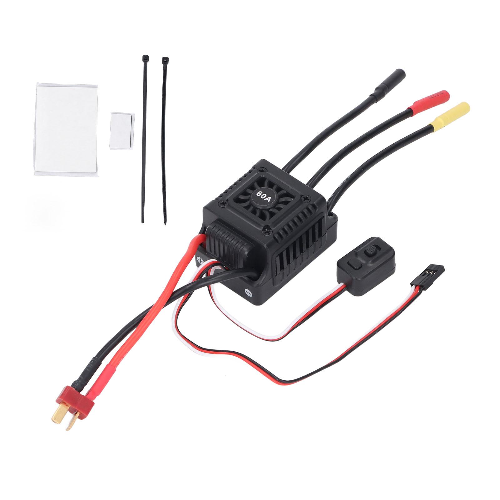 Brushless ESC Aluminium Alloy 60A Brushless ESC Electric Speed Controller for 110 RC
Brushless ESC Aluminium Alloy 60A Brushless ESC Electric Speed Controller for 110 RC