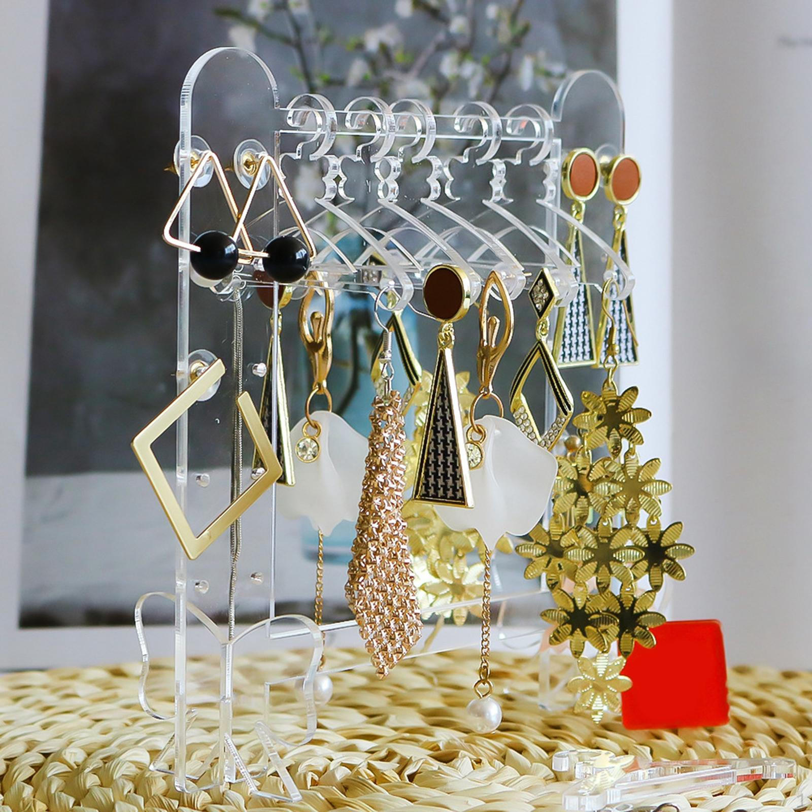 Earring Holder Stand Ear Studs Display Rack 6 Mini Hangers Detachable Acrylic Hanger
Earring Holder Stand Ear Studs Display Rack 6 Mini Hangers Detachable Acrylic Hanger
