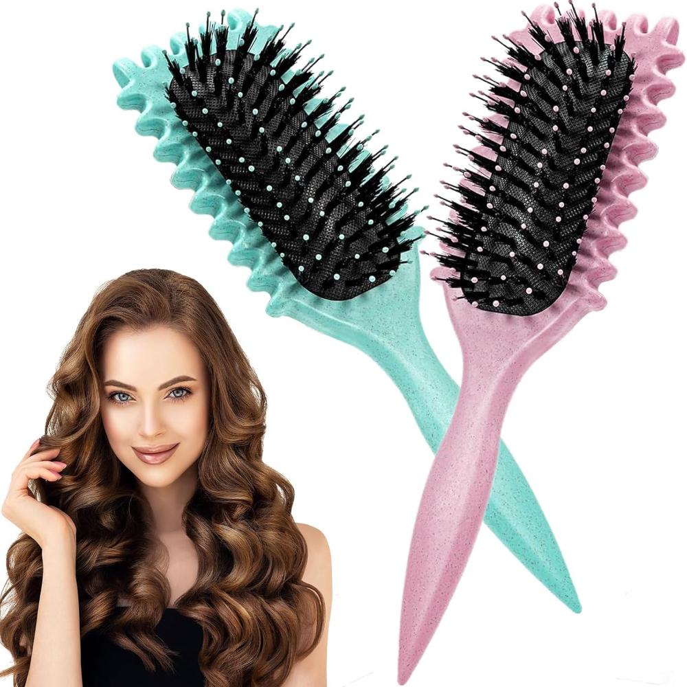 Curl Defining Brush Define Curl Brush for Curly Hair, Hair Brush for Women Men Curly Brush for Wet Dry Hair, Shaping Defining Curls, 2 Pack Pack of 2
Curl Defining Brush Define Curl Brush for Curly Hair, Hair Brush for Women Men Curly Brush for Wet Dry Hair, Shaping Defining Curls, 2 Pack Pack of 2