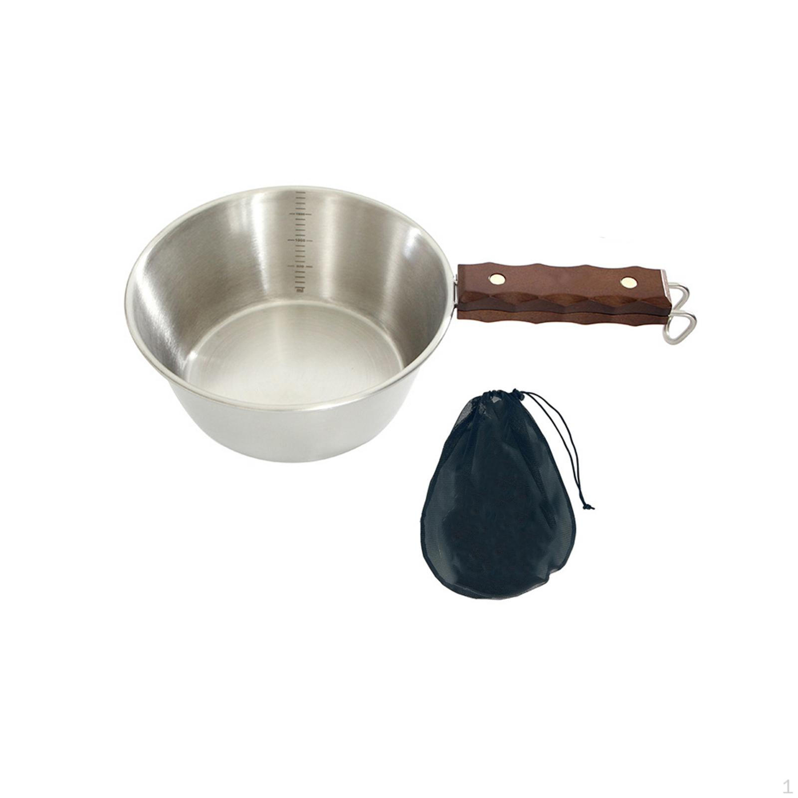 Camping Bowl Cup Compact Kitchenware with Wooden Handle Outdoor Picnic Tableware for серебряный
Camping Bowl Cup Compact Kitchenware with Wooden Handle Outdoor Picnic Tableware for серебряный