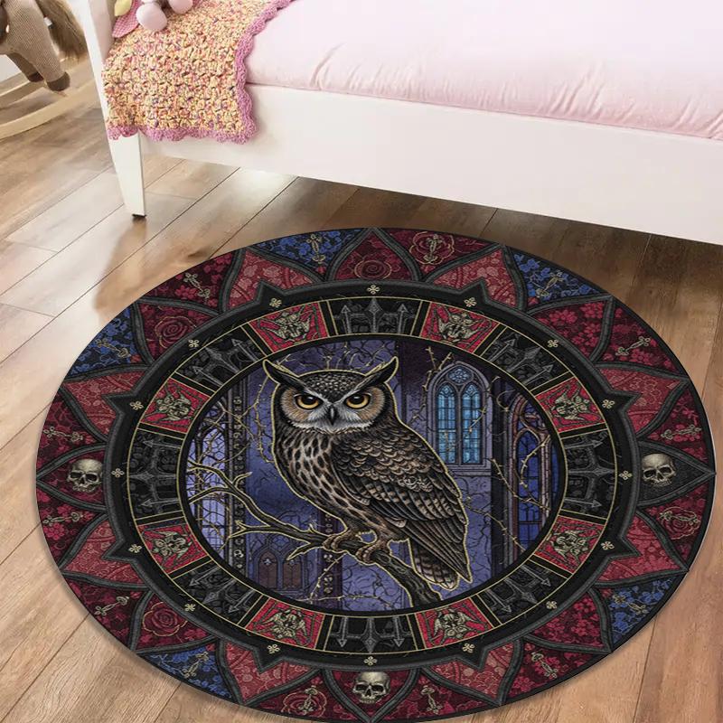 Owl Decoration Round Area Rug,Carpet Rug for Living Room Bedroom Sofa Playroom Decor,Non-slip Floor Mat65 80cmx80cm
Owl Decoration Round Area Rug,Carpet Rug for Living Room Bedroom Sofa Playroom Decor,Non-slip Floor Mat65 80cmx80cm