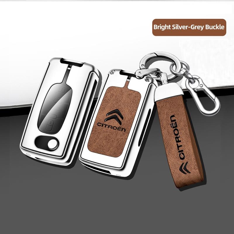 Zinc alloy genuine leather high-end car key cover suitable for Citroen C4 Sega Yunyi Picasso car key bag buckle car accessories
Zinc alloy genuine leather high-end car key cover suitable for Citroen C4 Sega Yunyi Picasso car key bag buckle car accessories