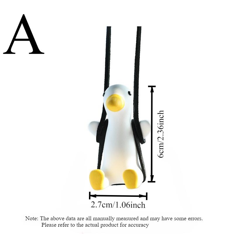 1PC Cool White Swing Duck Car Ornament, Sunglasses Duck Rearview Mirror Hanging Decor, Funny Auto Dashboard Accessory
1PC Cool White Swing Duck Car Ornament, Sunglasses Duck Rearview Mirror Hanging Decor, Funny Auto Dashboard Accessory