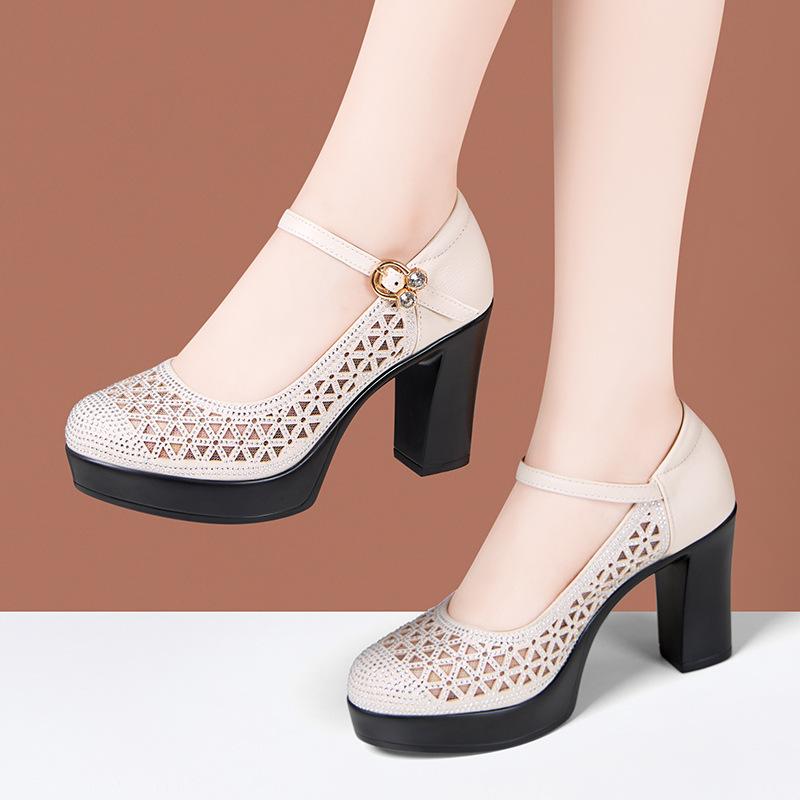 6cm 9cm 11cm Elegant Mesh Crystal Genuine Leather Shoes Platform Pumps Spring 2025 Block High Heels Shoes Model Wedding Party 34
6cm 9cm 11cm Elegant Mesh Crystal Genuine Leather Shoes Platform Pumps Spring 2025 Block High Heels Shoes Model Wedding Party 34