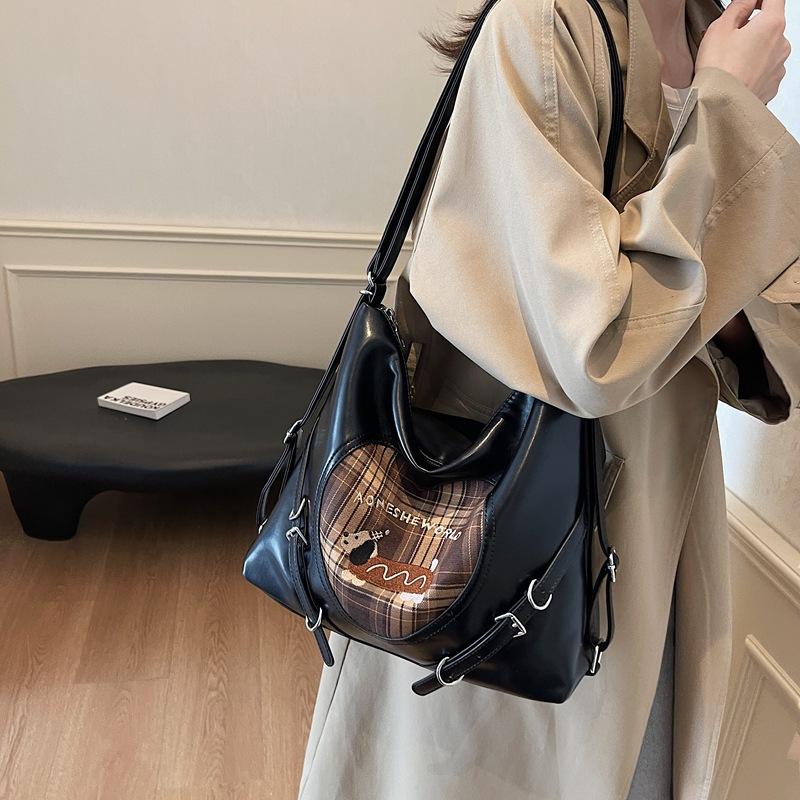 Винтажный рюкзак Dachshund для женщин, осень 2024, новый модный корейский клетчатый рюкзак, большая вместимость, школьная сумка для школьников 34*12*29 чёрный
Винтажный рюкзак Dachshund для женщин, осень 2024, новый модный корейский клетчатый рюкзак, большая вместимость, школьная сумка для школьников 34*12*29 чёрный