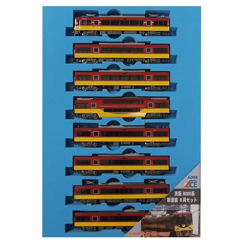 Micro Ace N gauge Keihan 8000 series New paint 8 car set A2858 модель железной дороги поезд
Micro Ace N gauge Keihan 8000 series New paint 8 car set A2858 модель железной дороги поезд