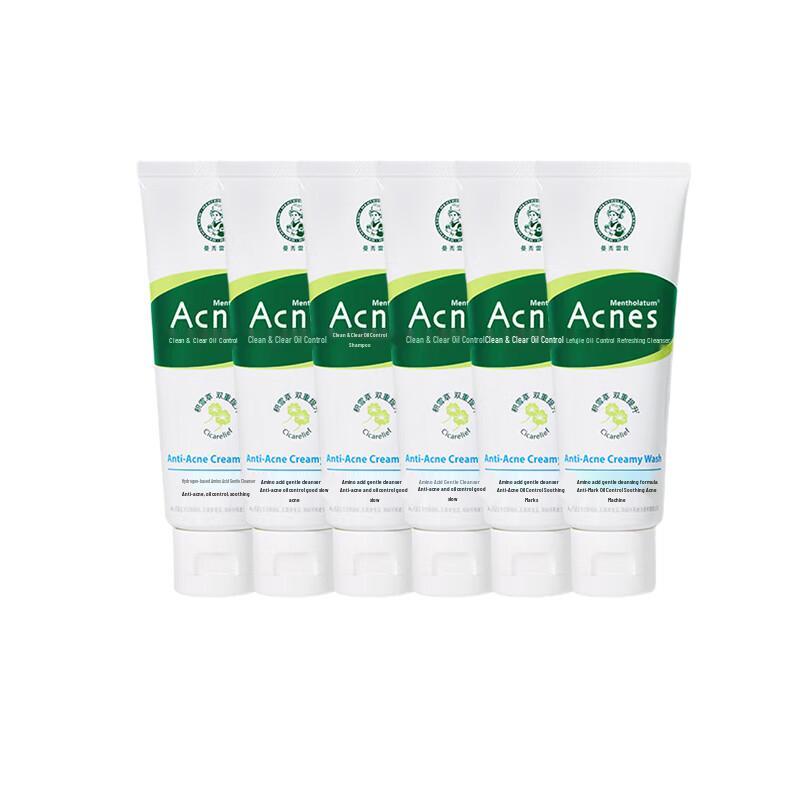 Mentholatum Acnes Oil Control & Refreshing Facial Cleanser - 6-Pack
Mentholatum Acnes Oil Control & Refreshing Facial Cleanser - 6-Pack