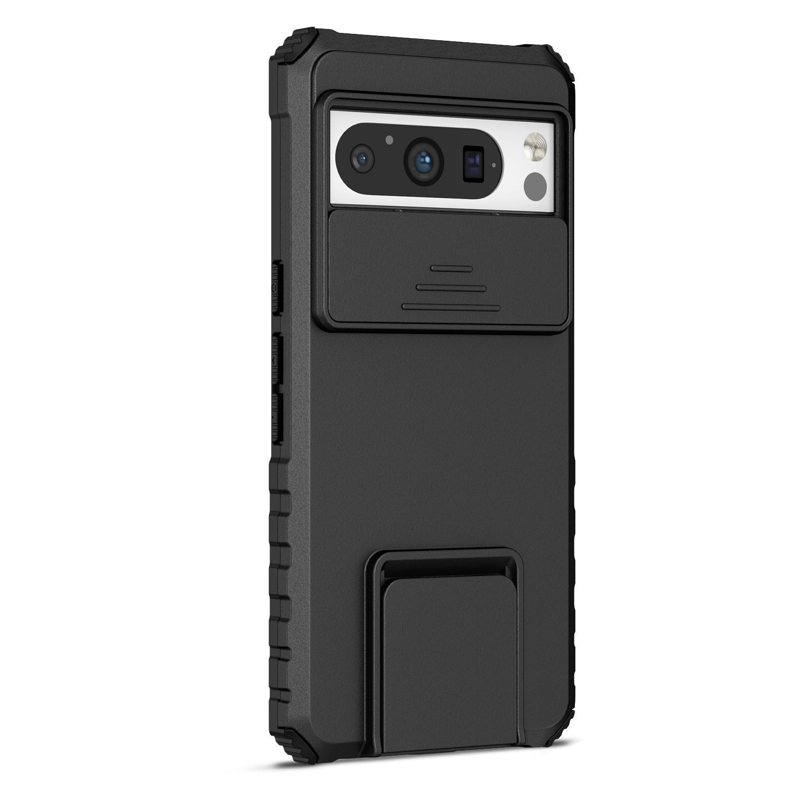 For Google Pixel 8 Pro PC+TPU Phone Protector with Slide Camera Cover Kickstand Case Blackish Green
For Google Pixel 8 Pro PC+TPU Phone Protector with Slide Camera Cover Kickstand Case Blackish Green