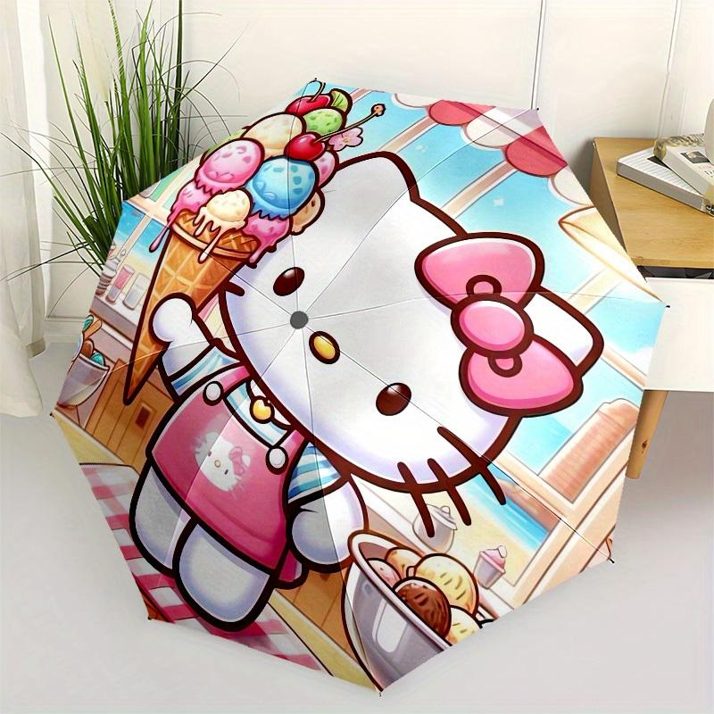 1pc Hello Kitty Ice Cream Cone Umbrella with Plastic Handle,Suitable for All Seasons Home Travel Outdoor UmbrellaSanlio706
1pc Hello Kitty Ice Cream Cone Umbrella with Plastic Handle,Suitable for All Seasons Home Travel Outdoor UmbrellaSanlio706