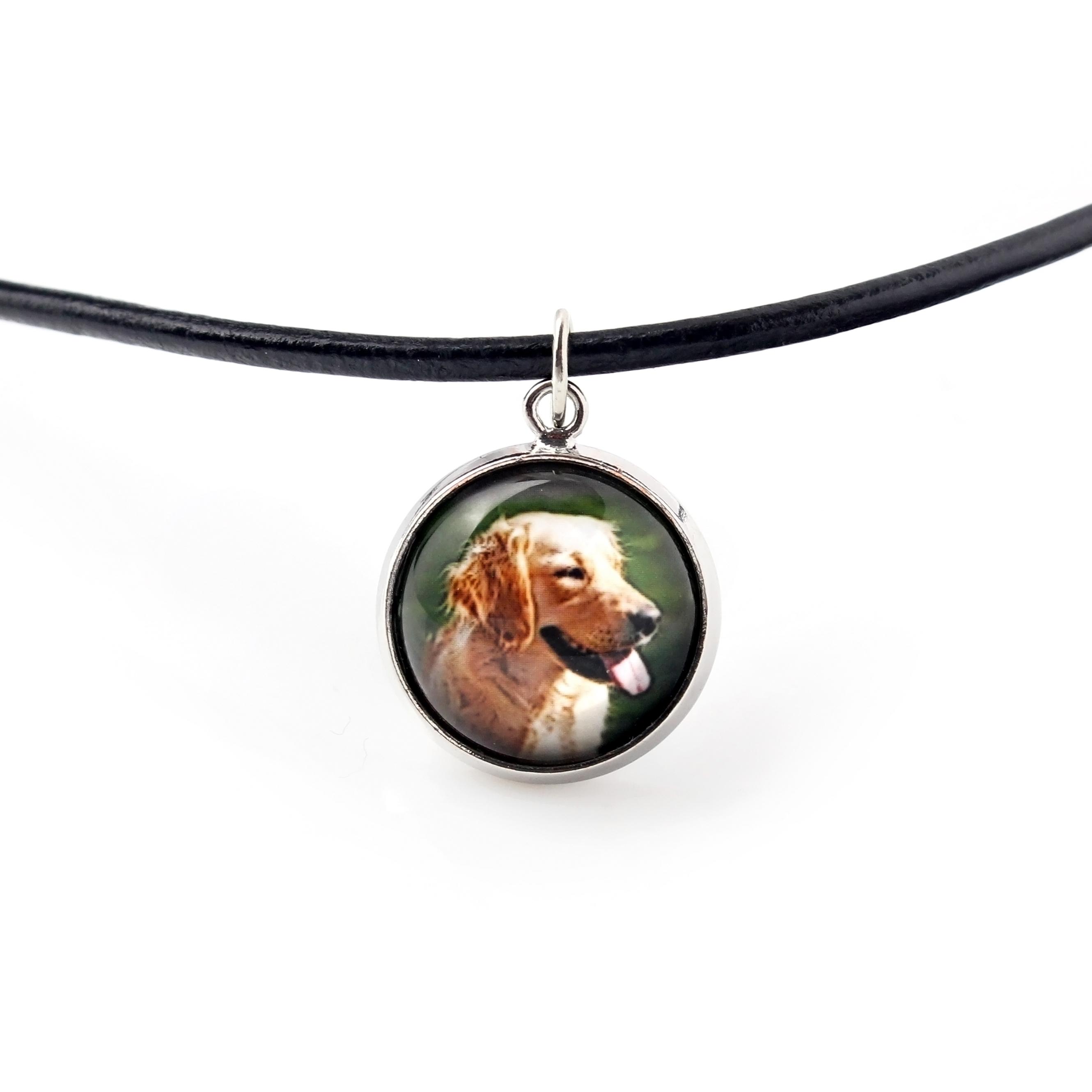 Golden Retriever - necklace pendant with your photo, handmade, handcrafted jewelry by Art-Dog brand срібний
Golden Retriever - necklace pendant with your photo, handmade, handcrafted jewelry by Art-Dog brand срібний