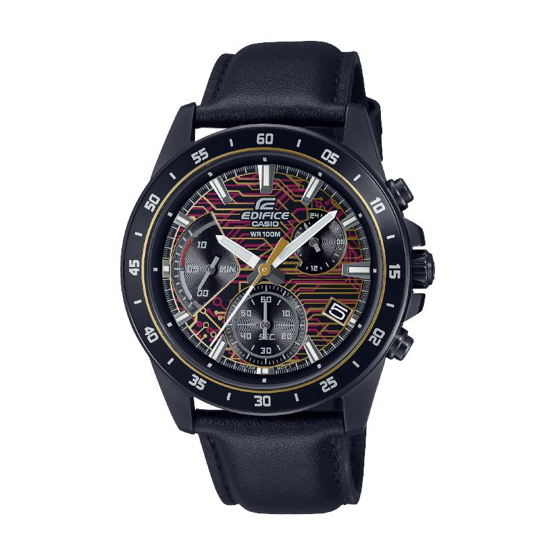 Casio EDIFICE Classic Three Hands Three Eyes Unicorn Quartz Movement Genuine Leather Strap Japanese and Korean Watch Men s Watch EFV-540CL-1AVUPR чёрный
Casio EDIFICE Classic Three Hands Three Eyes Unicorn Quartz Movement Genuine Leather Strap Japanese and Korean Watch Men s Watch EFV-540CL-1AVUPR чёрный