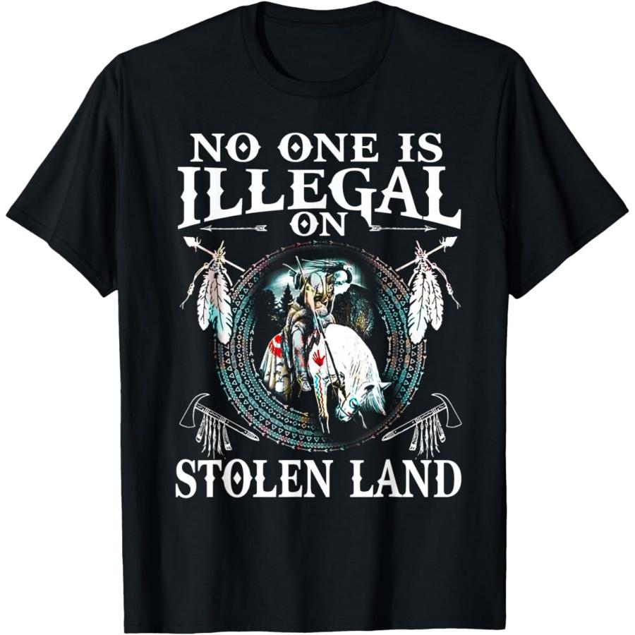 No One Is Illegal on Stolen Land Gifts Native Americans T-Shirt XXXXXL чорний
No One Is Illegal on Stolen Land Gifts Native Americans T-Shirt XXXXXL чорний