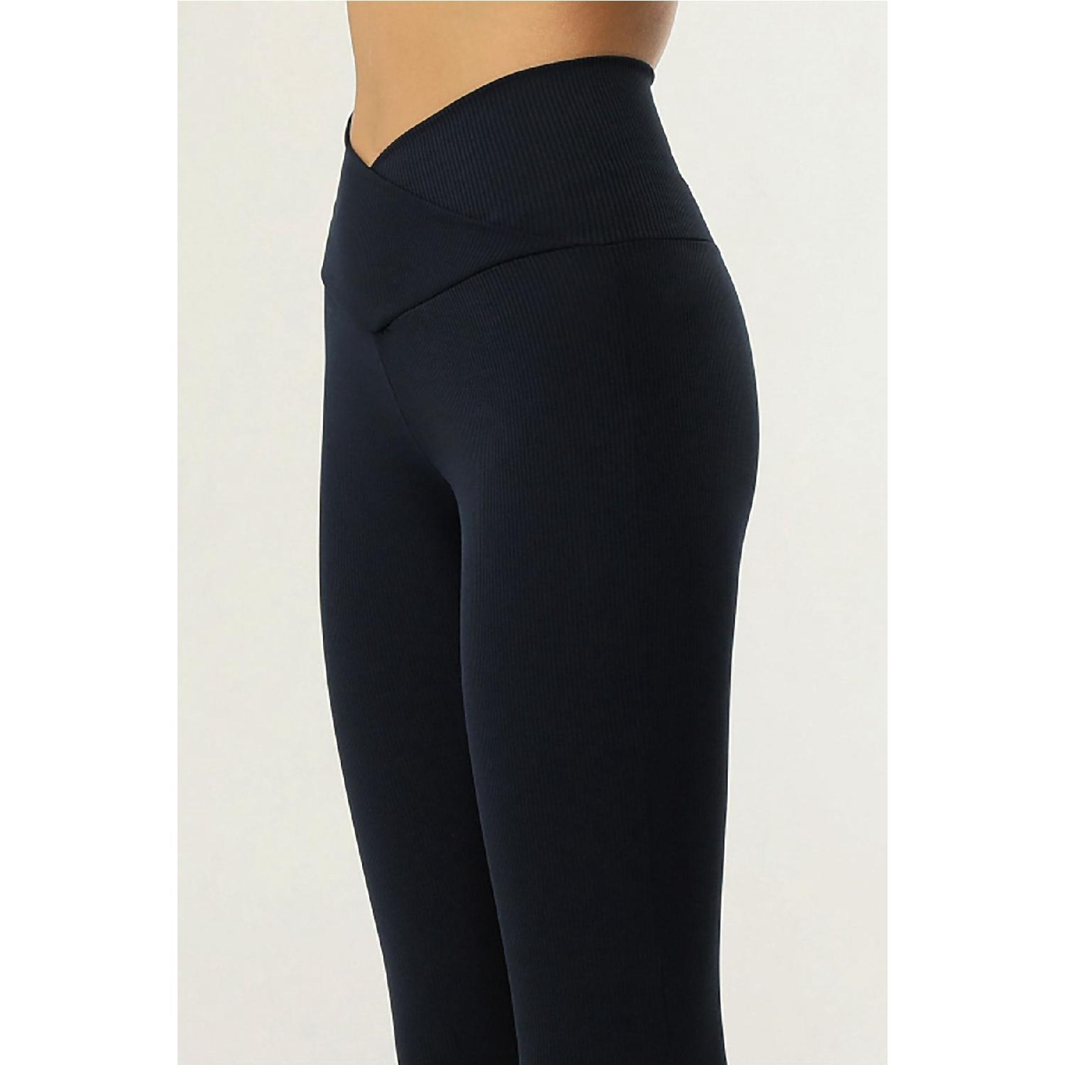 Black High Waist Ribbed Gathering Interlock Knitted Cross Waist Detailed Women s Tights 2XL тёмно-синий
Black High Waist Ribbed Gathering Interlock Knitted Cross Waist Detailed Women s Tights 2XL тёмно-синий