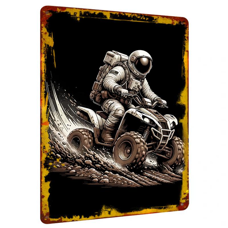 Astronaut Riding ATV Off Road Adventure Metal Tin Sign Home Decor Living Room Wall Hanging Art 20x30cm(7.8x11.8inch)
Astronaut Riding ATV Off Road Adventure Metal Tin Sign Home Decor Living Room Wall Hanging Art 20x30cm(7.8x11.8inch)