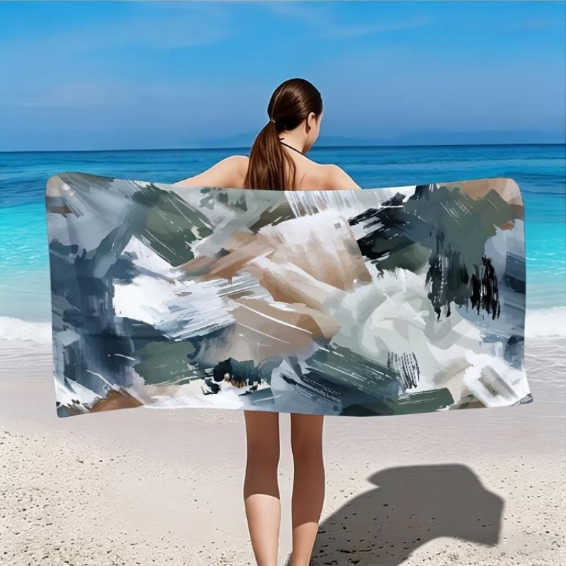 2D Flat 1pc Abstract Style Brushstroke Mixed Art Beach Towel | Soft, Skin-Friendly,Non-Shedding, Easy to Clean,Durable,Resistant W30*H60(CM)
2D Flat 1pc Abstract Style Brushstroke Mixed Art Beach Towel | Soft, Skin-Friendly,Non-Shedding, Easy to Clean,Durable,Resistant W30*H60(CM)