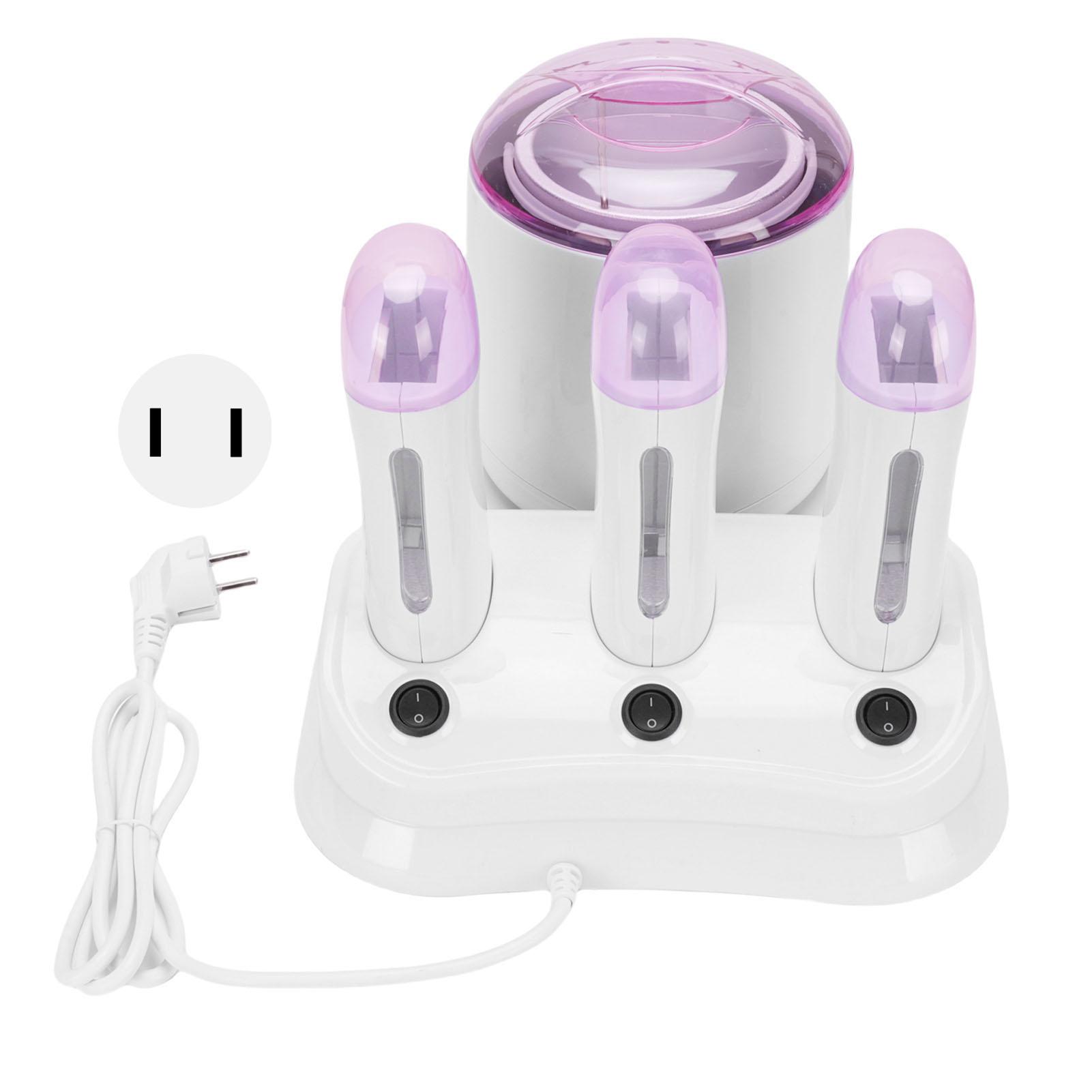 4 in 1 Wax Heater Anti Scald 3 Roll On Wax Warmer Single Pot Transparent Lid 220W for Home Use US Plug 110V
4 in 1 Wax Heater Anti Scald 3 Roll On Wax Warmer Single Pot Transparent Lid 220W for Home Use US Plug 110V