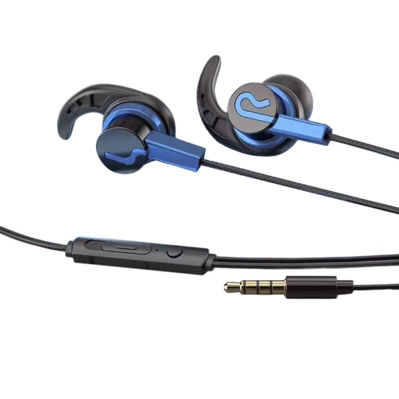 Secure Hook In Ear Corded Headphones With Builtin Mic For Sports Silicone Ear Tips Universal 3.5mm/Type C Port синій
Secure Hook In Ear Corded Headphones With Builtin Mic For Sports Silicone Ear Tips Universal 3.5mm/Type C Port синій