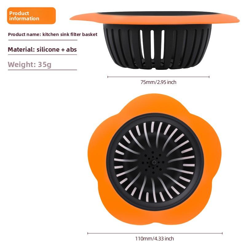 Kitchen tools plum-shaped filter household sink slag leakage plastic anti-blocking sink filter creative floor drain 113mm оранжевый
Kitchen tools plum-shaped filter household sink slag leakage plastic anti-blocking sink filter creative floor drain 113mm оранжевый