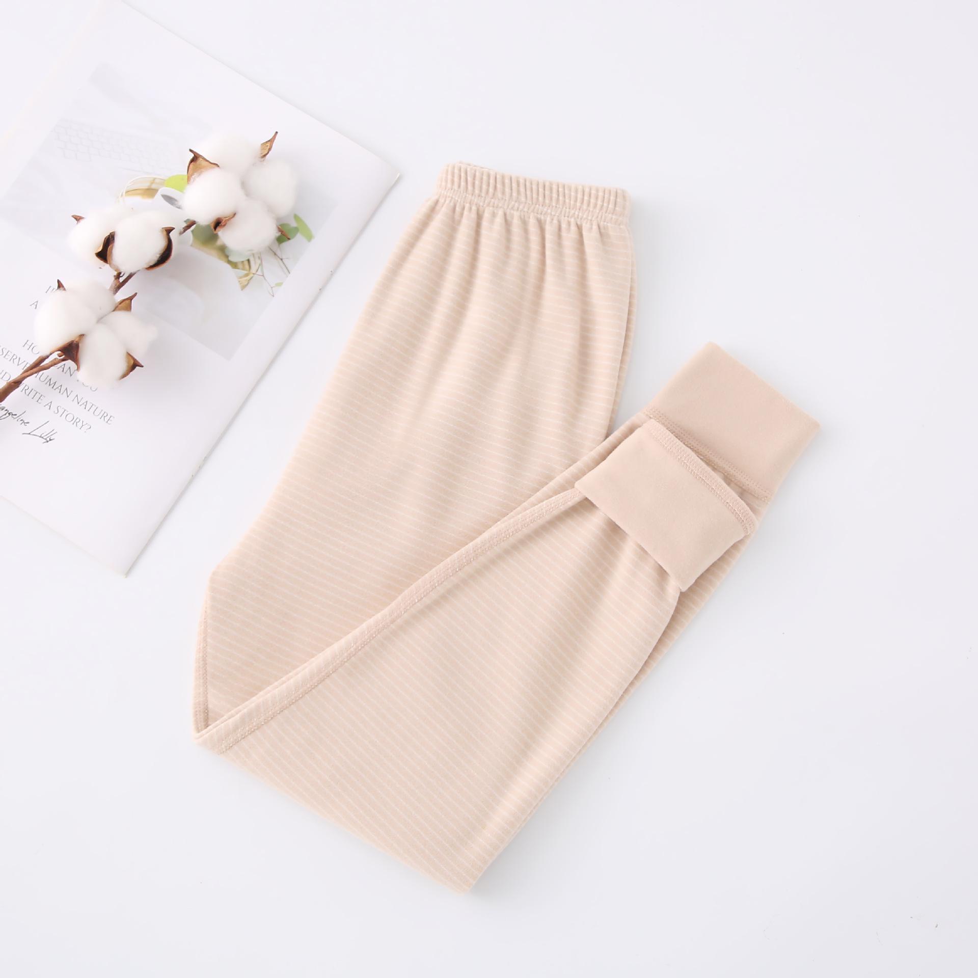 Детские бесшовные полосатые теплые брюки для осени и зимы - Пижама для мальчиков и девочек 100 cm
Детские бесшовные полосатые теплые брюки для осени и зимы - Пижама для мальчиков и девочек 100 cm