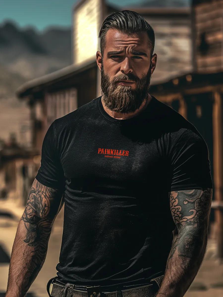 Oversized plus size motorcycle print cotton T-shirt 4XL
Oversized plus size motorcycle print cotton T-shirt 4XL
