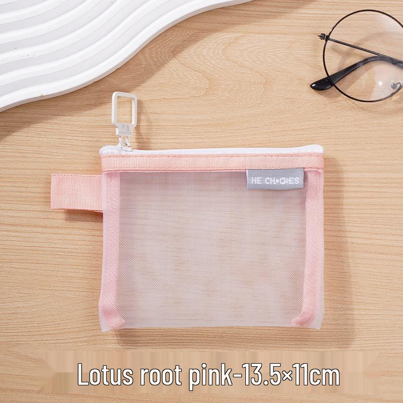 Women s Large Transparent Mesh Makeup Bag - Portable Travel Toiletry & Cosmetics Organizer Specification Diagram
Women s Large Transparent Mesh Makeup Bag - Portable Travel Toiletry & Cosmetics Organizer Specification Diagram