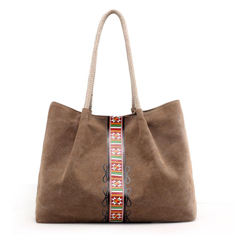 Canvas Tote Bag For Women With Vintage Print Large Capacity Casual Travel Accessory
Canvas Tote Bag For Women With Vintage Print Large Capacity Casual Travel Accessory