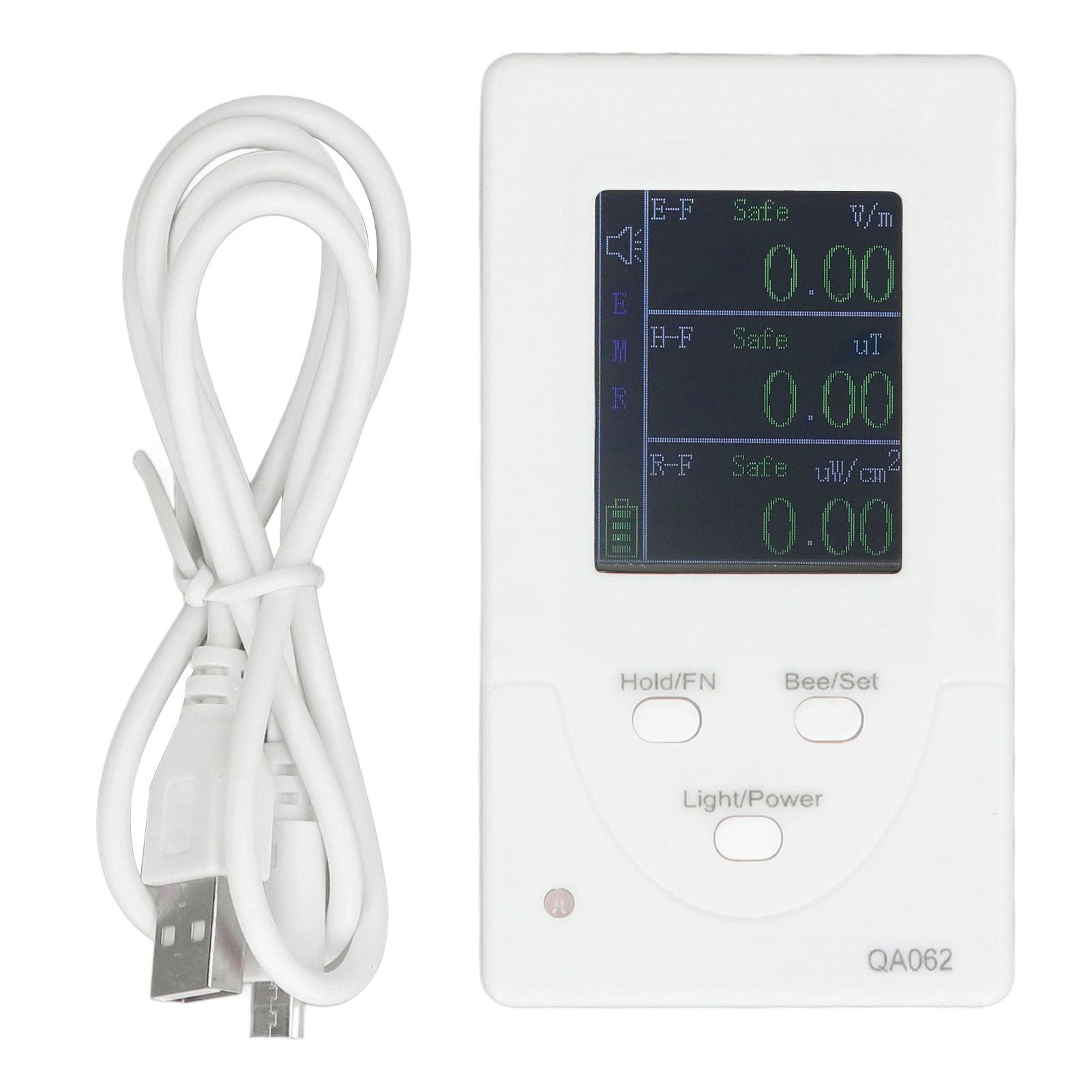 Electromagnetic Field Radiation Detector Handheld USB Rechargeable EMF Meter Tester
Electromagnetic Field Radiation Detector Handheld USB Rechargeable EMF Meter Tester