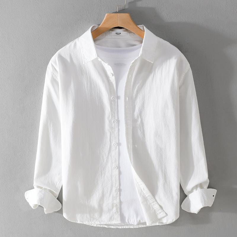 Colorful Long Sleeve Shirts for Men Spring and Summer Pure Cotton Button Shirt Basic Lapel Collar Casual Shirt Daily Versatile Men Tops M белый
Colorful Long Sleeve Shirts for Men Spring and Summer Pure Cotton Button Shirt Basic Lapel Collar Casual Shirt Daily Versatile Men Tops M белый
