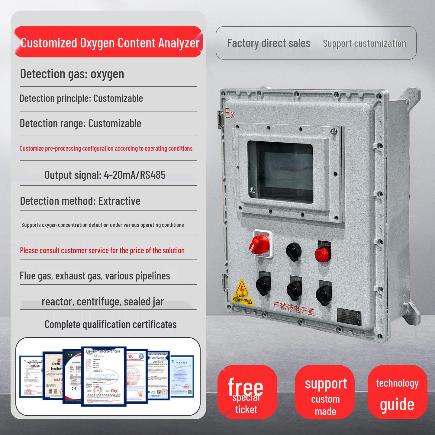 ** Online Centrifuge Oxygen Analyzer: Laser & Paramagnetic Detection **
** Online Centrifuge Oxygen Analyzer: Laser & Paramagnetic Detection **