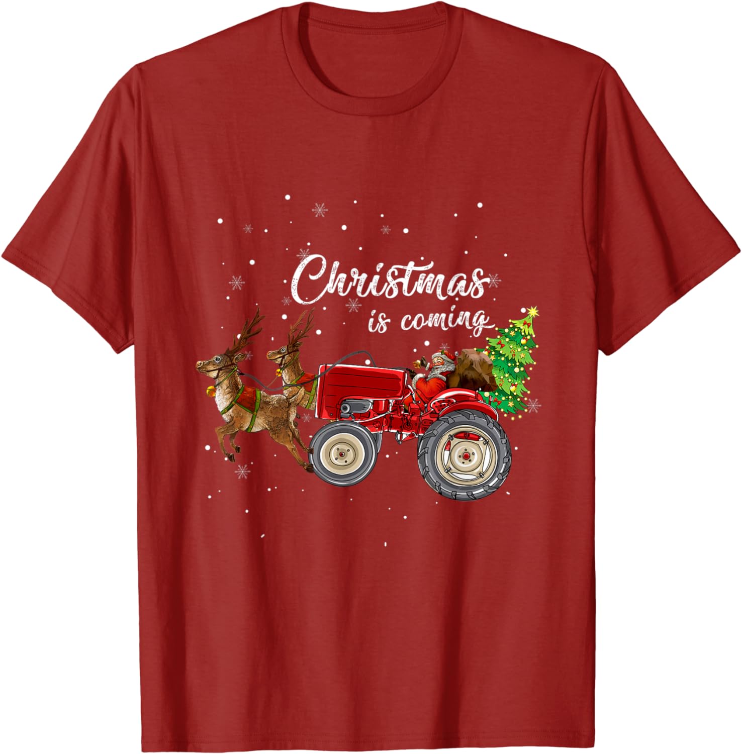 Christmas Is Coming Funny Santa Claus Tractor Sleigh Farmer Gift TShirt New 100 Cotton ONeck Short Sleeve Casual Mens Tshirt S
Christmas Is Coming Funny Santa Claus Tractor Sleigh Farmer Gift TShirt New 100 Cotton ONeck Short Sleeve Casual Mens Tshirt S