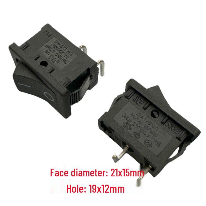 BEJ PS8A High Current 12A 2-Position Rocker Switch with Side Bent Pins
BEJ PS8A High Current 12A 2-Position Rocker Switch with Side Bent Pins