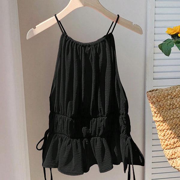 Women s Halter Neck Crop Top – Yellow Shirred Waist Peplum Top with Flounce Hem, Sleeveless Summer Casual Tank Top L
Women s Halter Neck Crop Top – Yellow Shirred Waist Peplum Top with Flounce Hem, Sleeveless Summer Casual Tank Top L