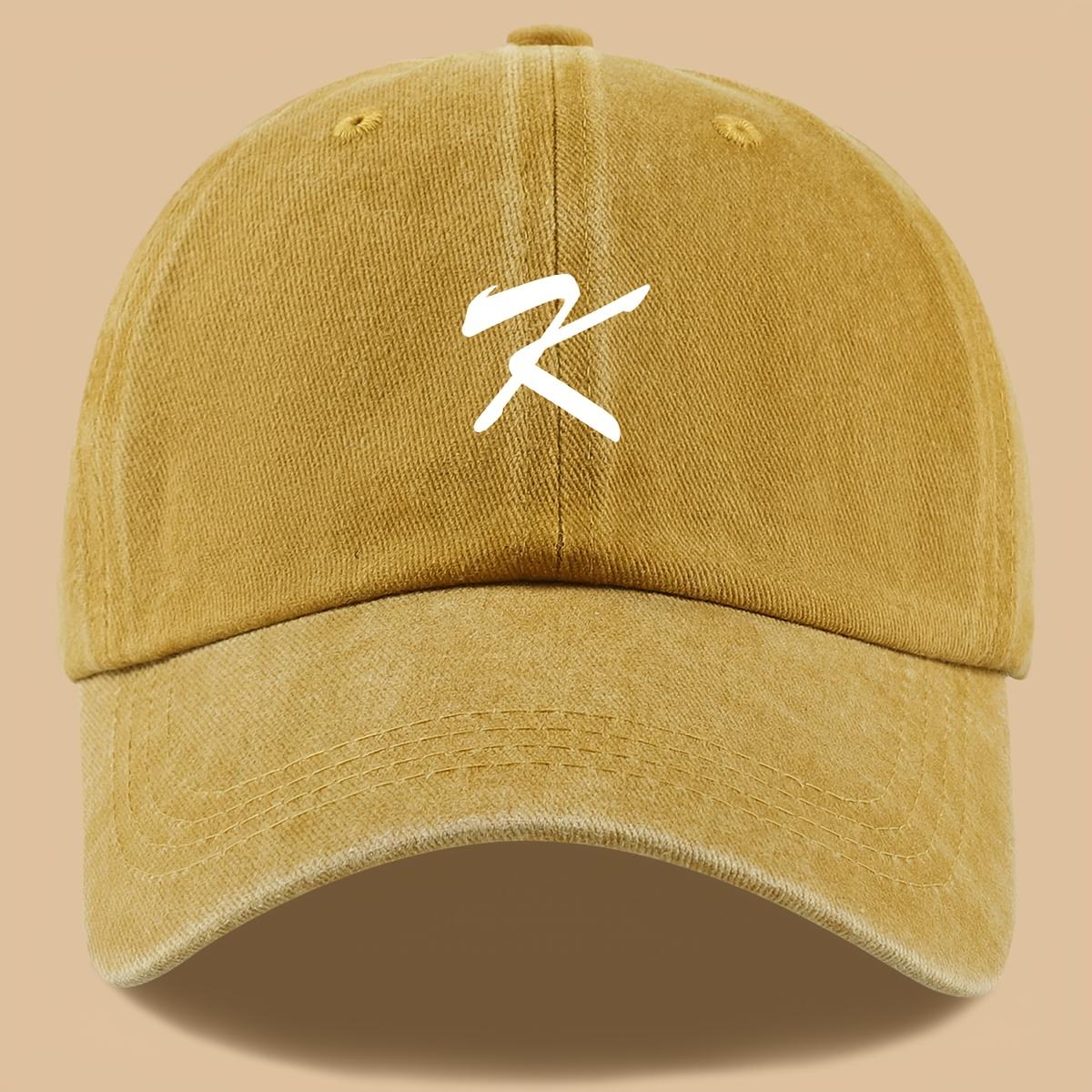 Adjustable Breathable Simple Letter K Logo Baseball Cap Unisex Outdoor Fishing Beach Sun Hat жовтий
Adjustable Breathable Simple Letter K Logo Baseball Cap Unisex Outdoor Fishing Beach Sun Hat жовтий