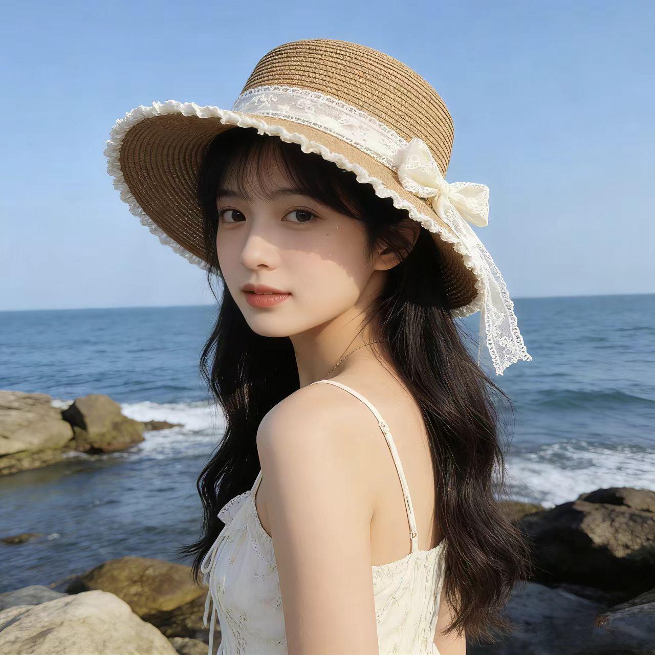 Spring and summer new vacation style hat sweet outdoor visor hat women s sunscreen hat trend M(56-58cm)
Spring and summer new vacation style hat sweet outdoor visor hat women s sunscreen hat trend M(56-58cm)